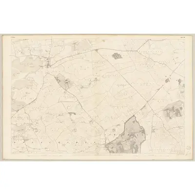 1838 Map of Galway - Sheet 95, 1841 Print