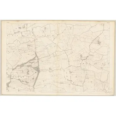 1838 Map of Galway - Sheet 97, 1841 Print