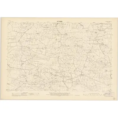 1947 Map of Galway - Sheet 99, 1958 Print