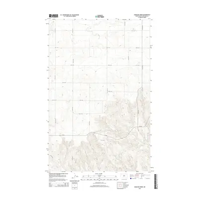 2014 Map of Gamache Creek, 2014 Print