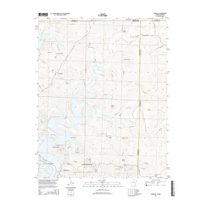 2014 Map of Gamaliel, 2014 Print
