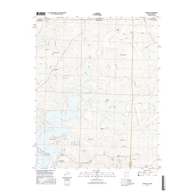 2017 Map of Gamaliel, 2017 Print