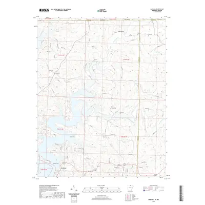2020 Map of Gamaliel, 2020 Print