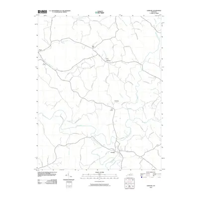 2010 Map of Gamaliel, 2010 Print