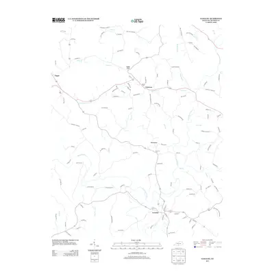 2013 Map of Gamaliel, 2013 Print