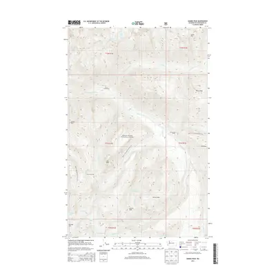2014 Map of Gamma Peak, 2014 Print