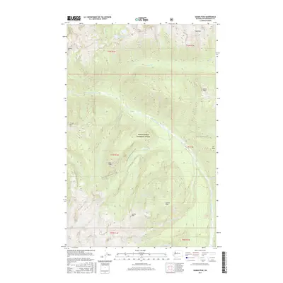 2017 Map of Gamma Peak, 2017 Print