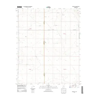 2013 Map of Gammil Well, 2013 Print