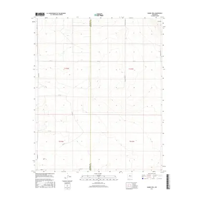 2017 Map of Gammil Well, 2017 Print
