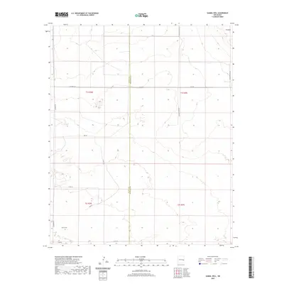 2020 Map of Gammil Well, 2020 Print