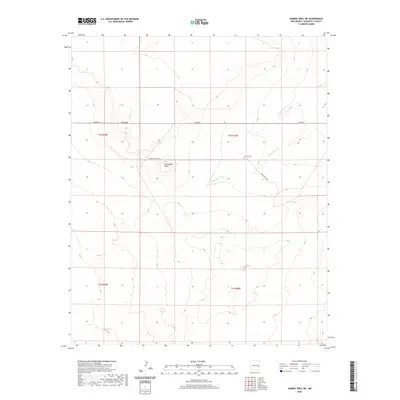 2020 Map of Gammil Well NE, 2020 Print