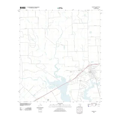 2010 Map of Ganado, 2010 Print