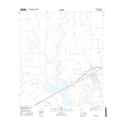2016 Map of Ganado, 2016 Print