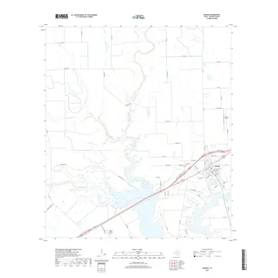 2019 Map of Ganado, 2019 Print