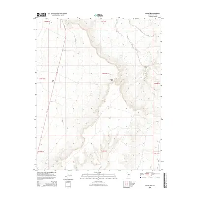 2014 Map of Ganado Mesa, 2014 Print