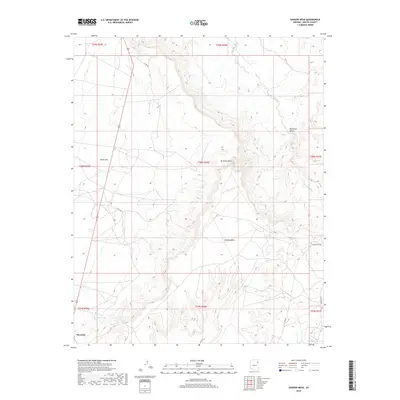 2018 Map of Ganado Mesa, 2018 Print