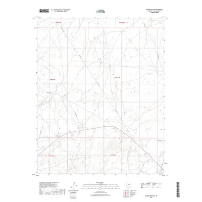 2018 Map of Ganado Mesa SW, 2018 Print