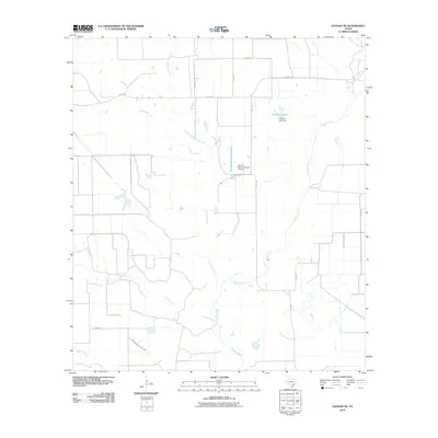 2010 Map of Ganado NE, 2010 Print
