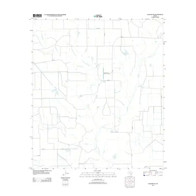 2013 Map of Ganado NE, 2013 Print
