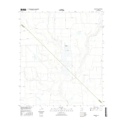 2016 Map of Ganado NE, 2016 Print