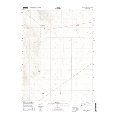 2014 Map of Gandolfo Canyon, 2014 Print