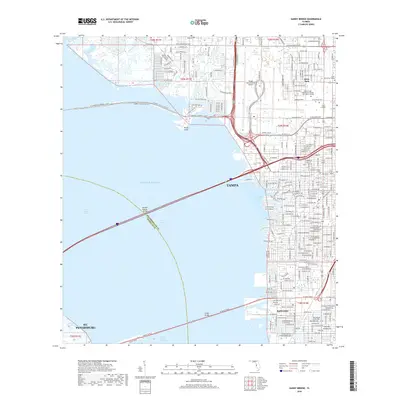 2018 Map of Gandy Bridge, 2018 Print