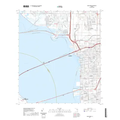 2021 Map of Gandy Bridge, 2021 Print