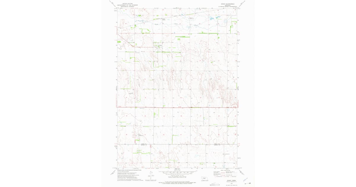 Map Gandy 1972 Map of Gandy, NE — High-Res | Pastmaps