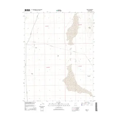 2014 Map of Gandy, 2014 Print