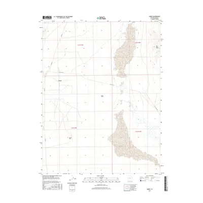 2017 Map of Gandy, 2017 Print