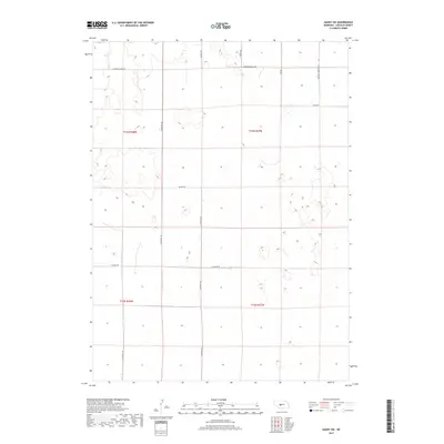 2017 Map of Gandy SW, 2017 Print
