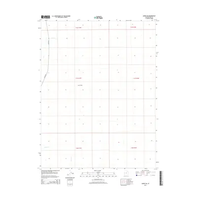2014 Map of Gandy SW, 2014 Print