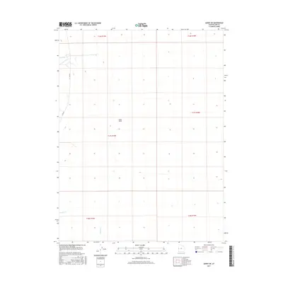 2017 Map of Gandy SW, 2017 Print