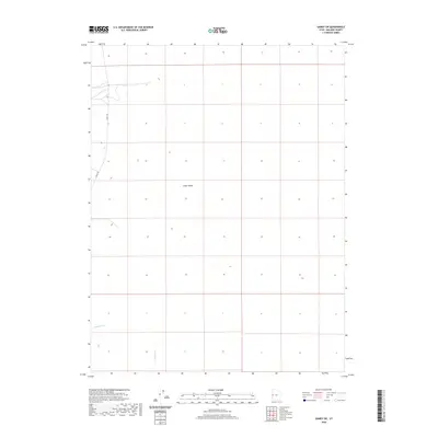 2020 Map of Gandy SW, 2020 Print