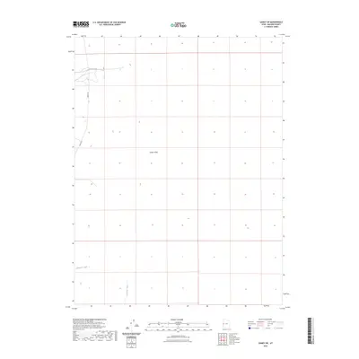 2023 Map of Gandy SW, 2023 Print