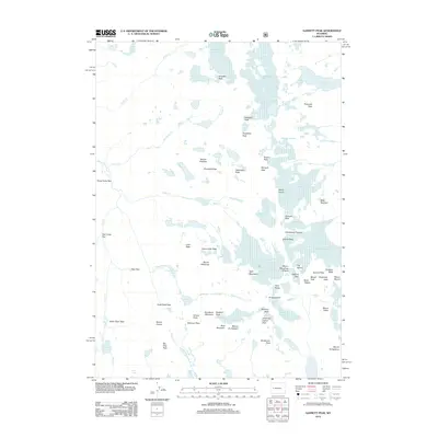 2012 Map of Gannett Peak, 2012 Print