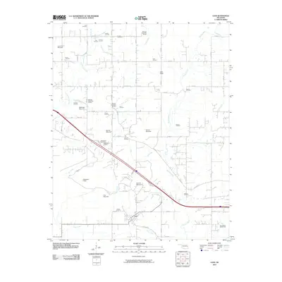 2010 Map of Gans, 2010 Print