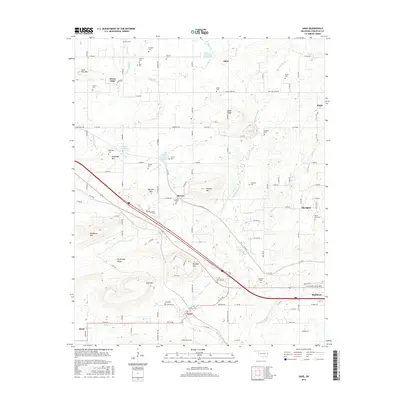 2016 Map of Gans, 2016 Print