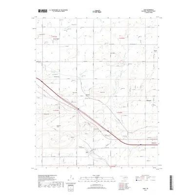 2018 Map of Gans, 2018 Print