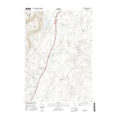 2016 Map of Gansevoort, 2016 Print