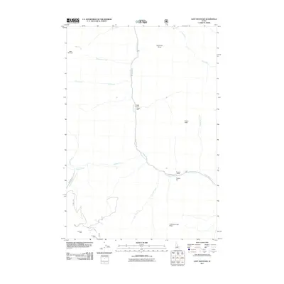 2011 Map of Gant Mountain, 2011 Print