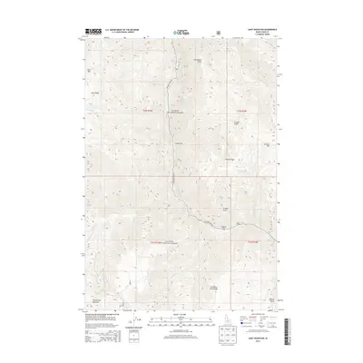 2013 Map of Gant Mountain, 2013 Print