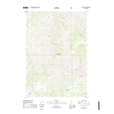 2020 Map of Gant Mountain, 2020 Print