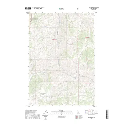 2023 Map of Gant Mountain, 2023 Print