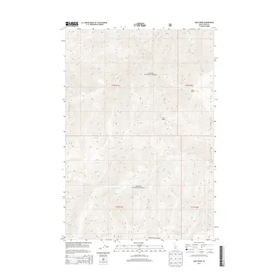 2013 Map of Gant Ridge, 2013 Print