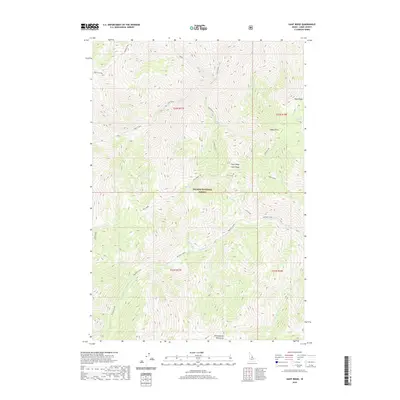 2020 Map of Gant Ridge, 2020 Print