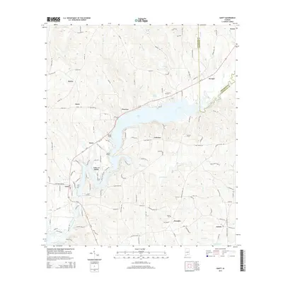 2014 Map of Gantt, 2014 Print