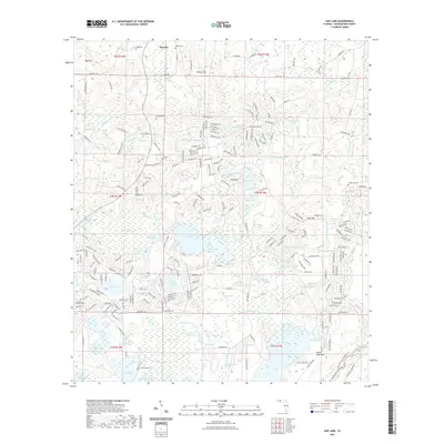 2021 Map of Gap Lake, 2021 Print