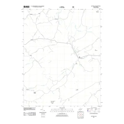 2011 Map of Gap Mills, 2011 Print