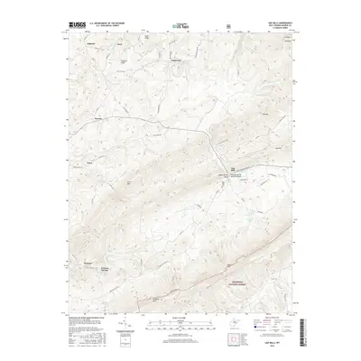 2016 Map of Gap Mills, 2016 Print